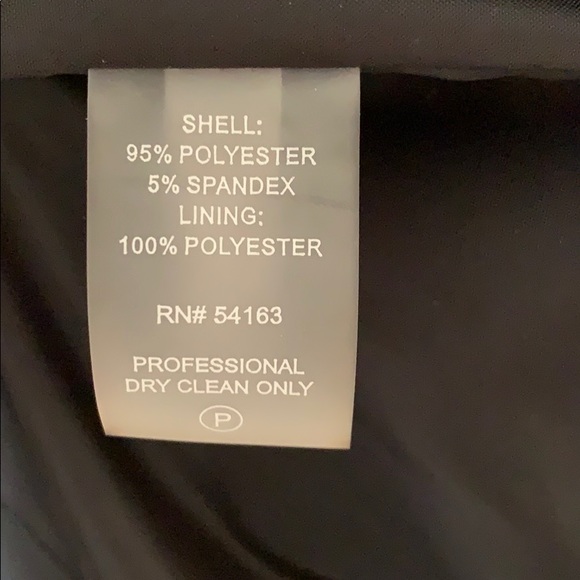 Calvin Klein Black Layered Blazer - Picture 4 of 4